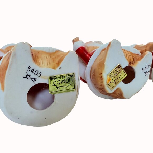 Homco Christmas Mouse Figurines Set Of 3 Anthropomorphic VTG Retro Holiday Decor - Picture 3 of 15